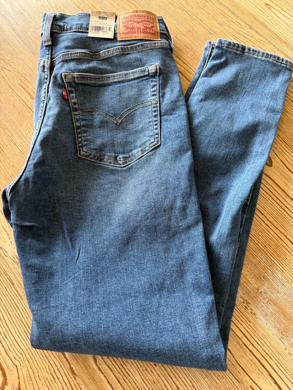 Levi's Women’s Medium Blue Straight-Leg Jeans